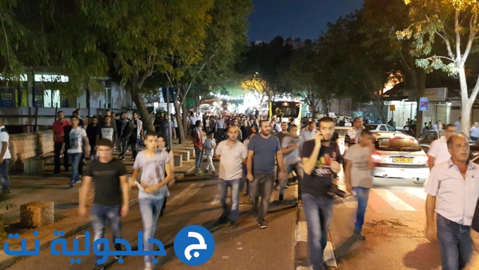 اشتباكات في منطقة العين في الناصرة والشرطة تعتقل 3 اشخاص